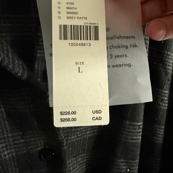 Anthropologie Plaid Tobie mini shirt dress - Picture 3 of 5